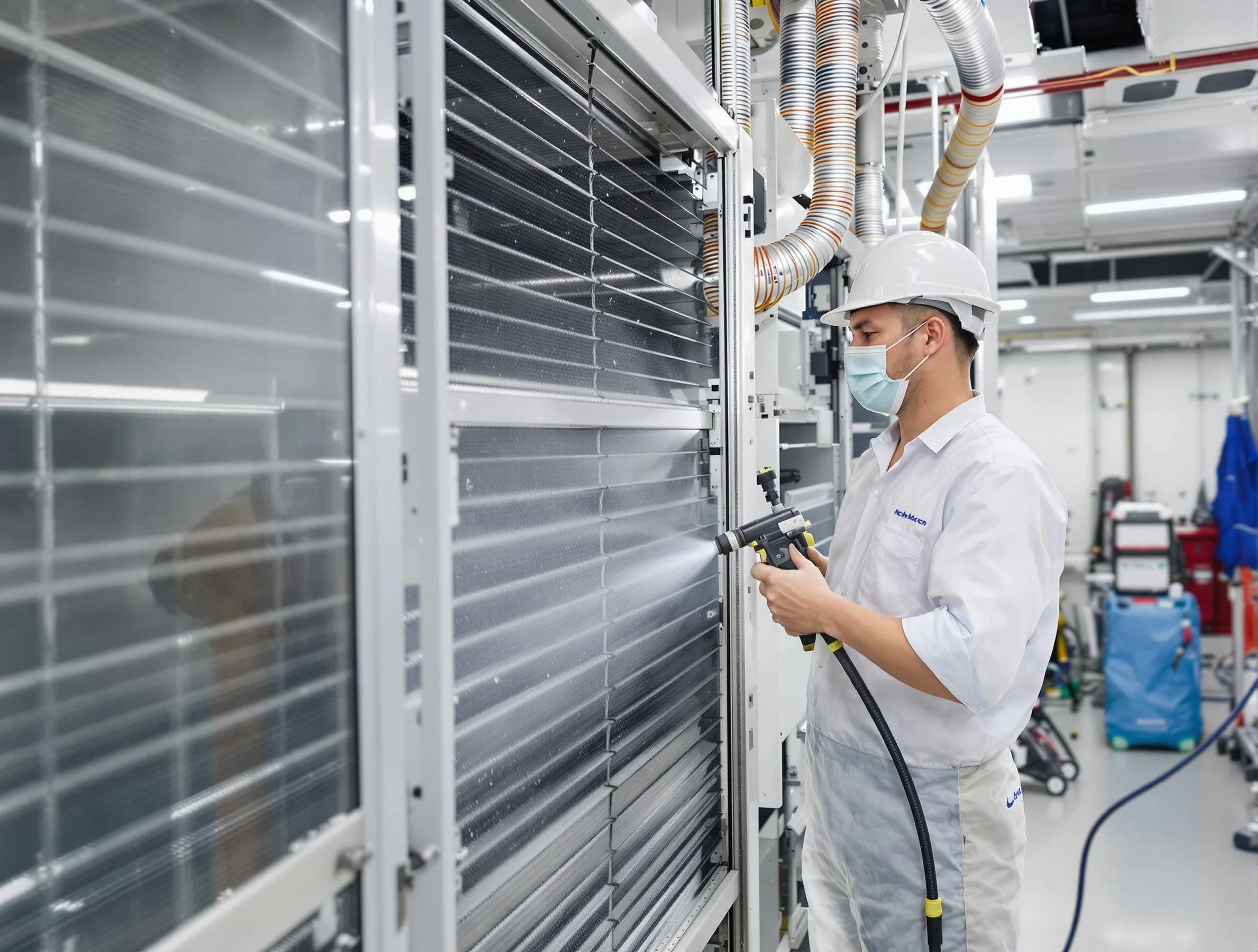 Professional AC coil cleaning by Plain City Air Duct Cleaning in Plain City