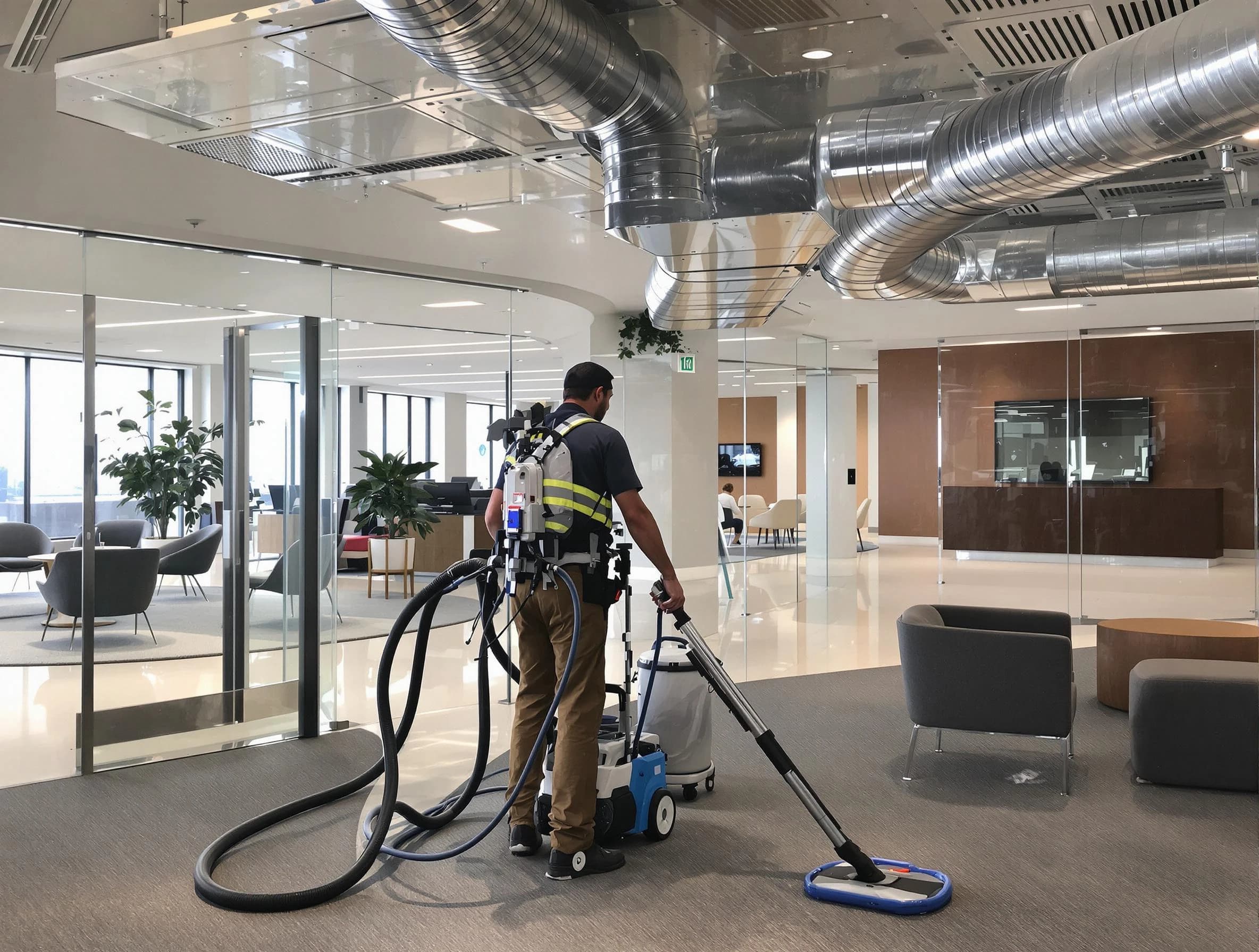 Commercial duct cleaning service by Plain City Air Duct Cleaning in Plain City