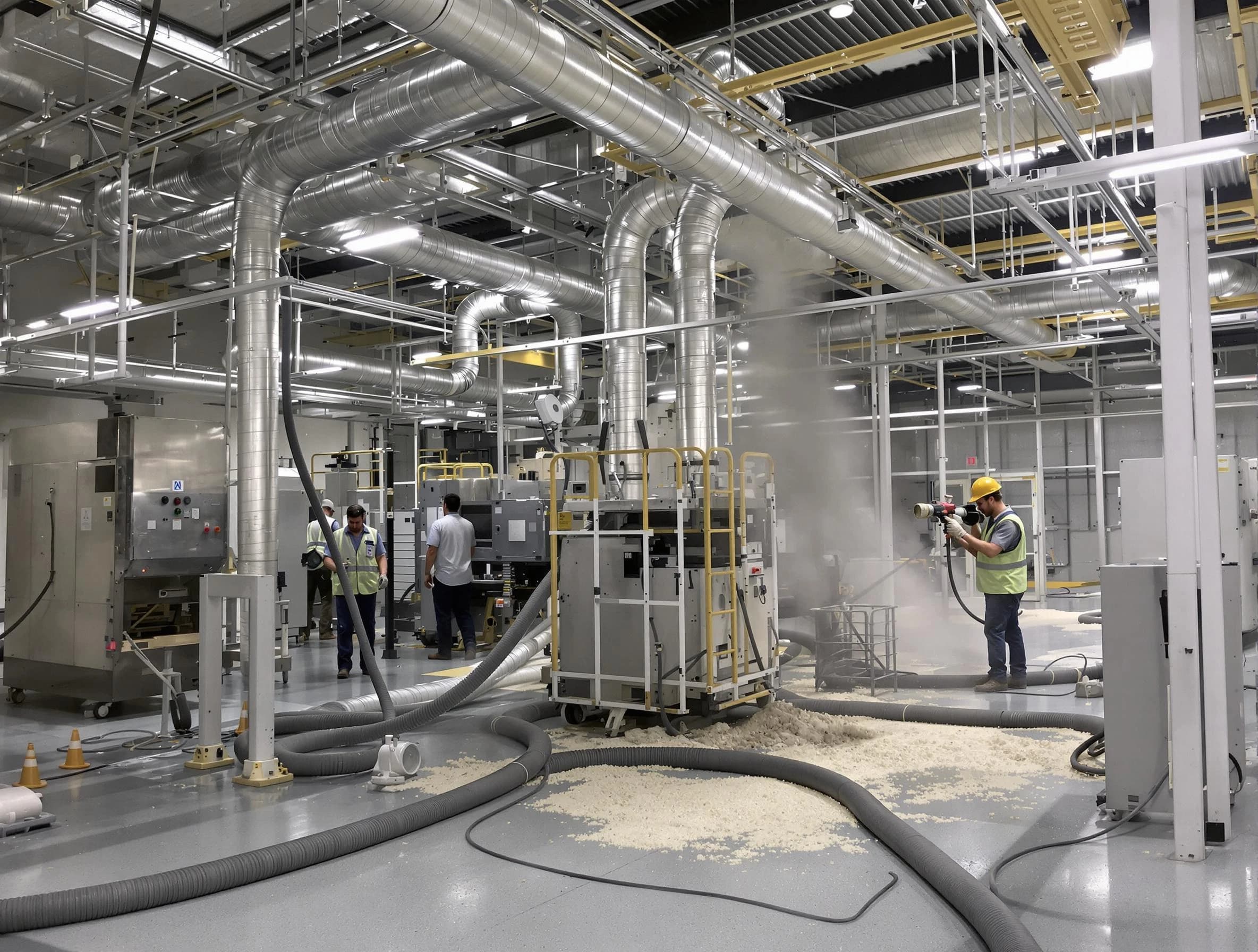 Heavy-duty industrial duct cleaning by Plain City Air Duct Cleaning in Plain City