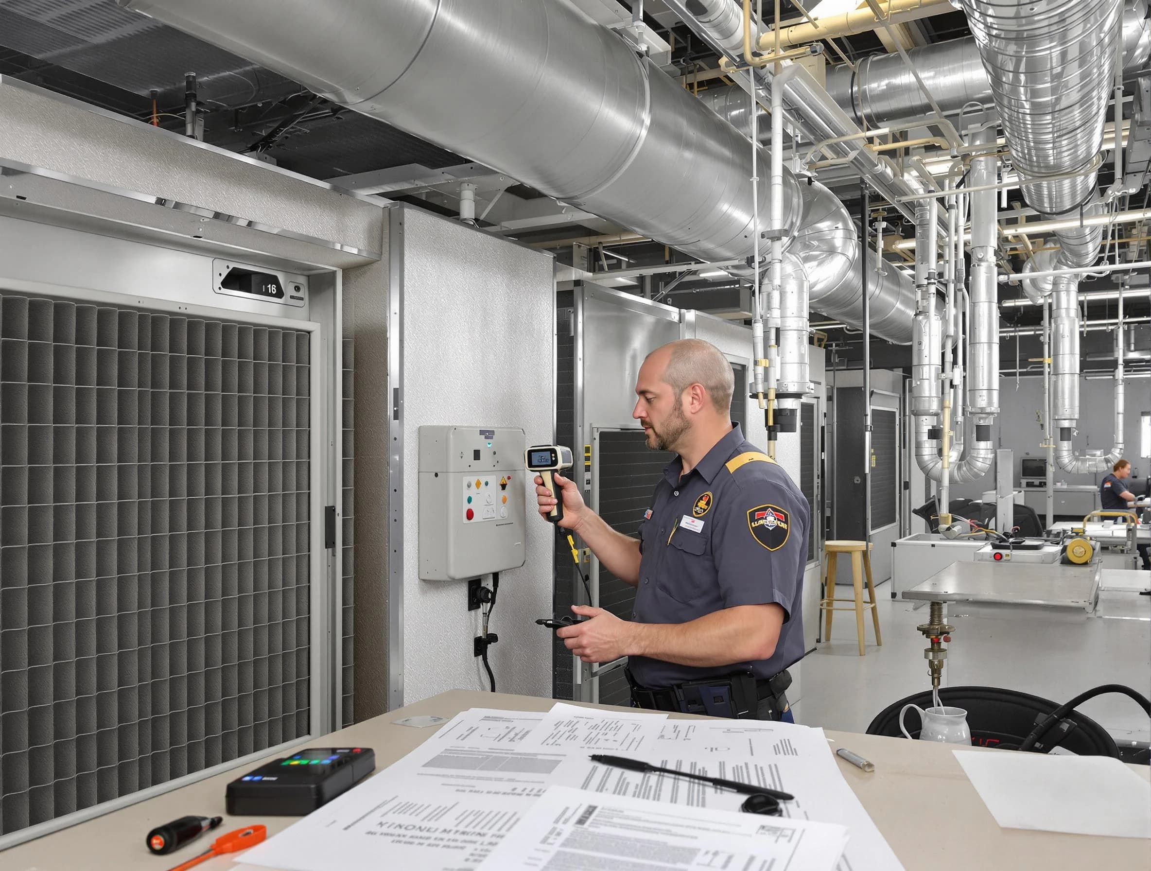 Professional filter system inspection by Plain City Air Duct Cleaning in Plain City