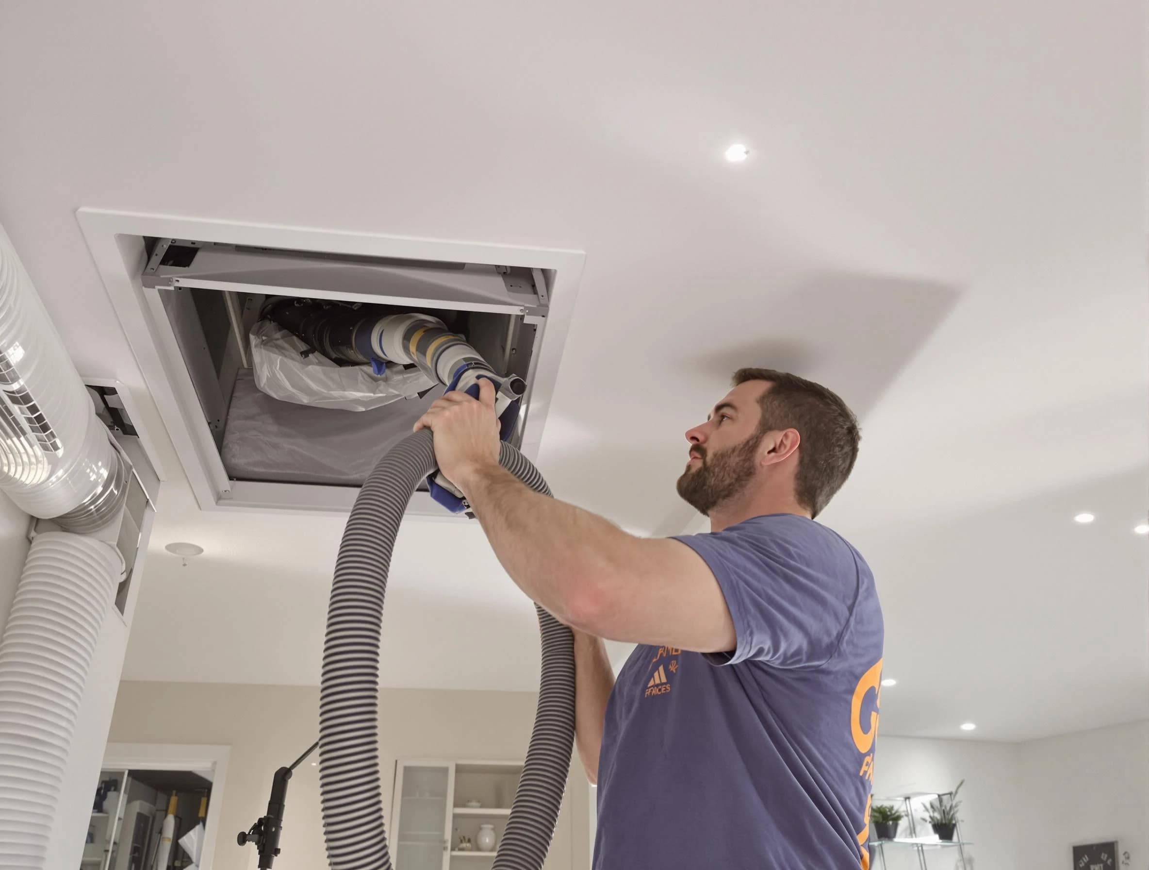 Precision indoor duct cleaning by Plain City Air Duct Cleaning in Plain City