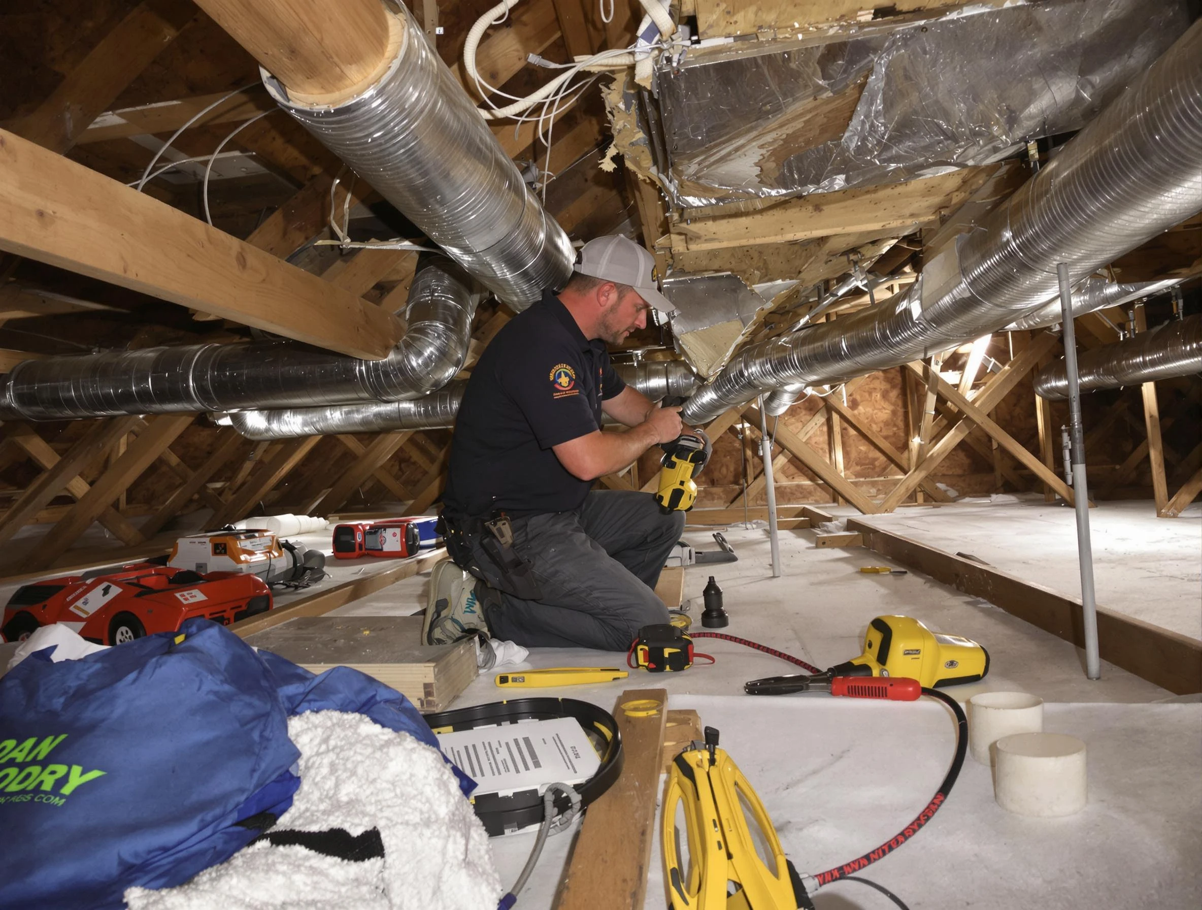 Professional air duct repair by Plain City Air Duct Cleaning in Plain City