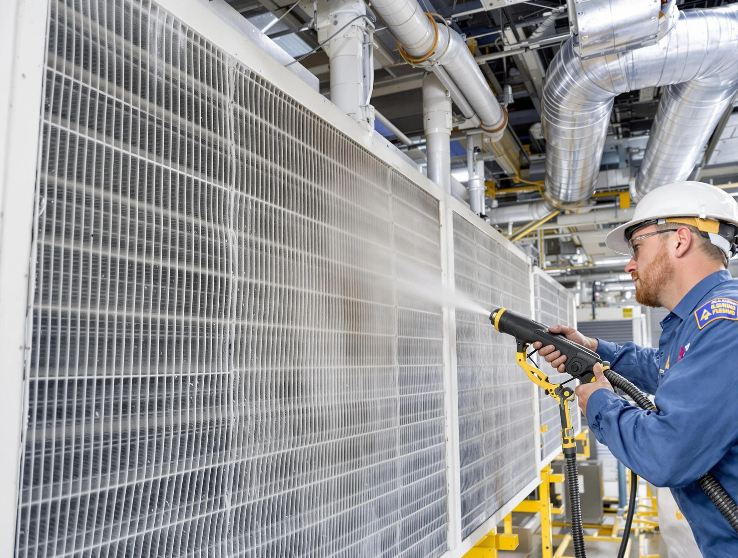 Professional commercial coil cleaning by Plain City Air Duct Cleaning in Plain City