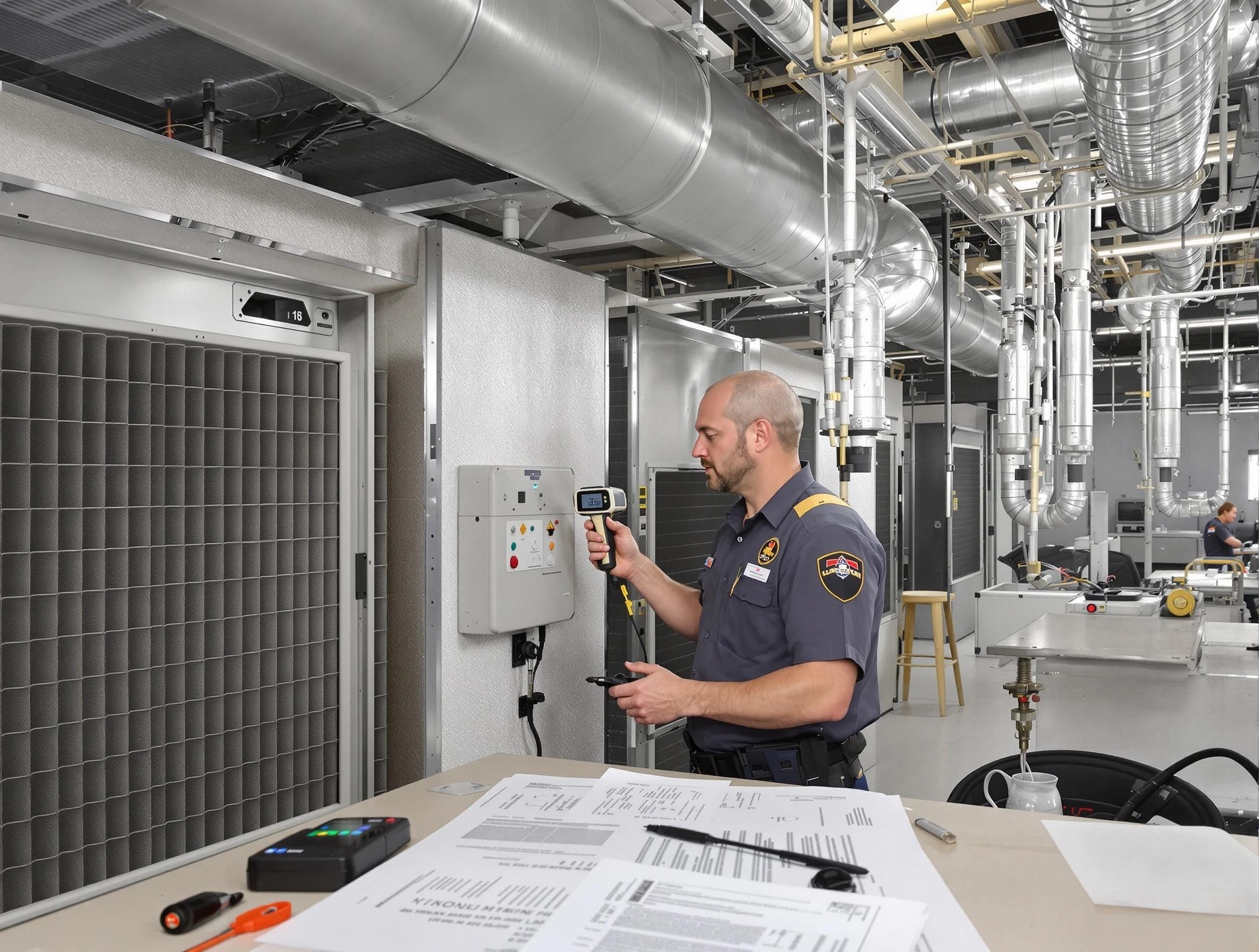 Professional filter system inspection by Plain City Air Duct Cleaning in Plain City